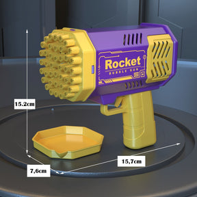 Pistola Rocket de Bolha de Sabão